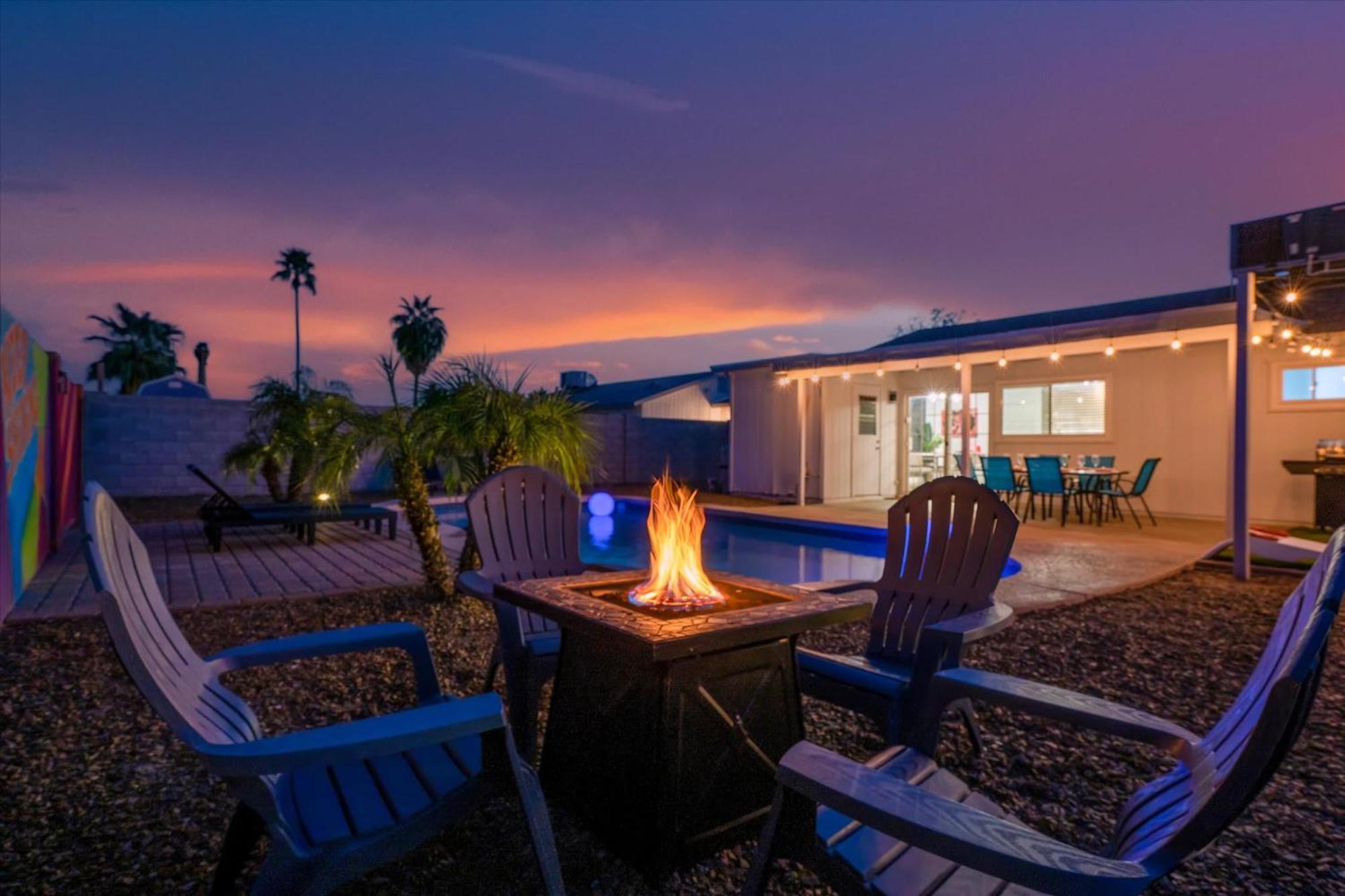 Mini Golf Fire Pit Pool Game Room Chandler Exterior foto